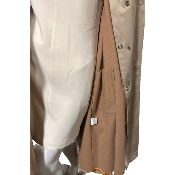 Evan Picone Women’s Classic Double-Breasted Trench Coat - Picture 5 of 5